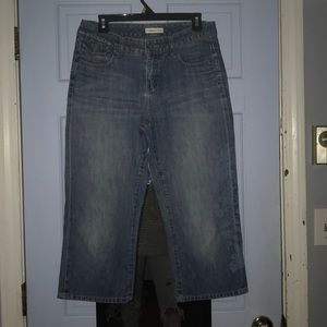 cropped wide leg jeans